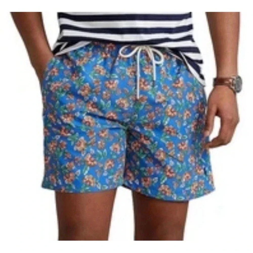 Mens Big & Tall Polo Ralph Lauren Traveler Classic Swim Shorts Trunks 3XB EC